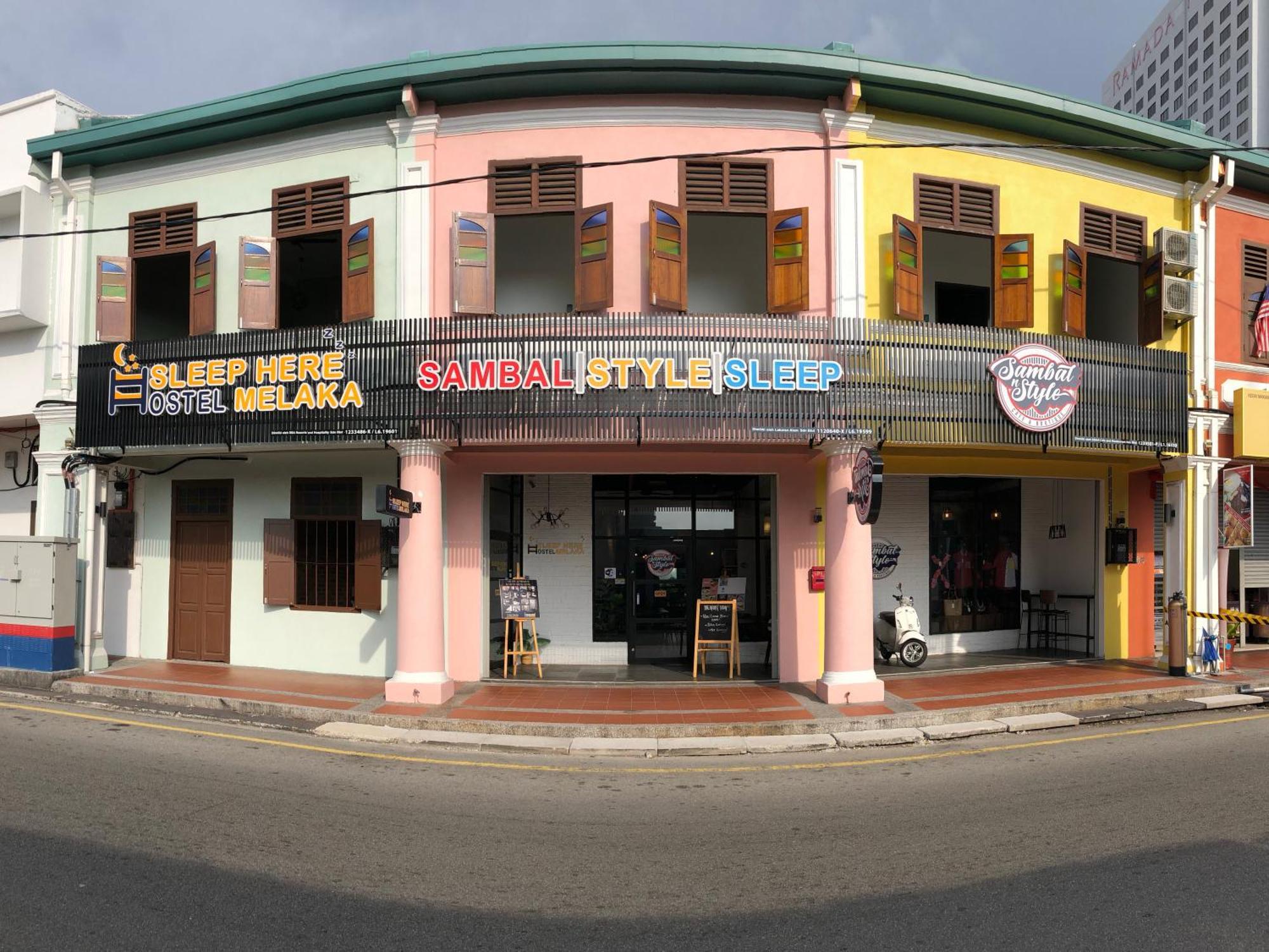 Sleep Here Hostel, Melaka Exterior foto